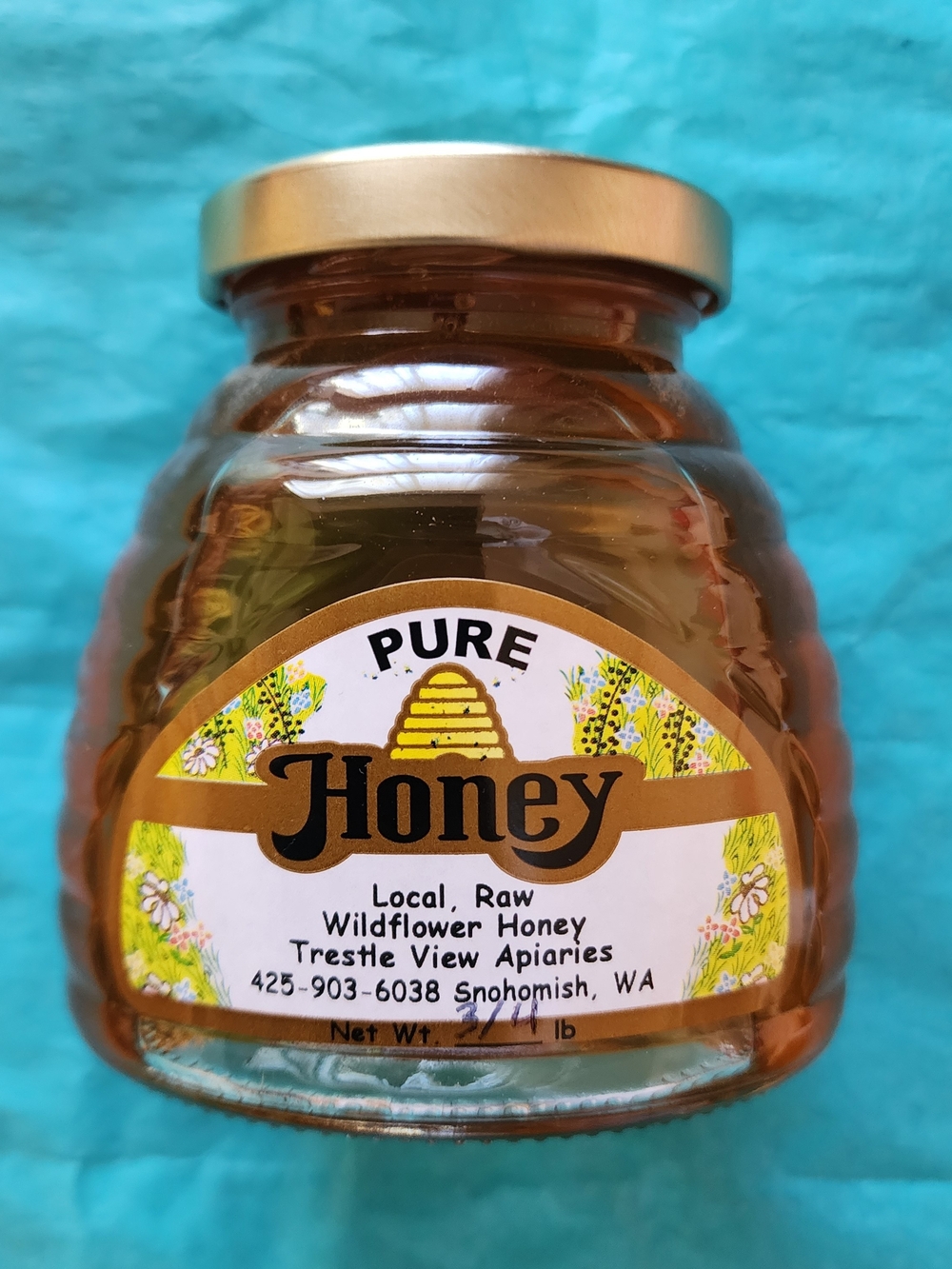 Raw Wildflower Honey • ¾ lb • Small Batch 🍯